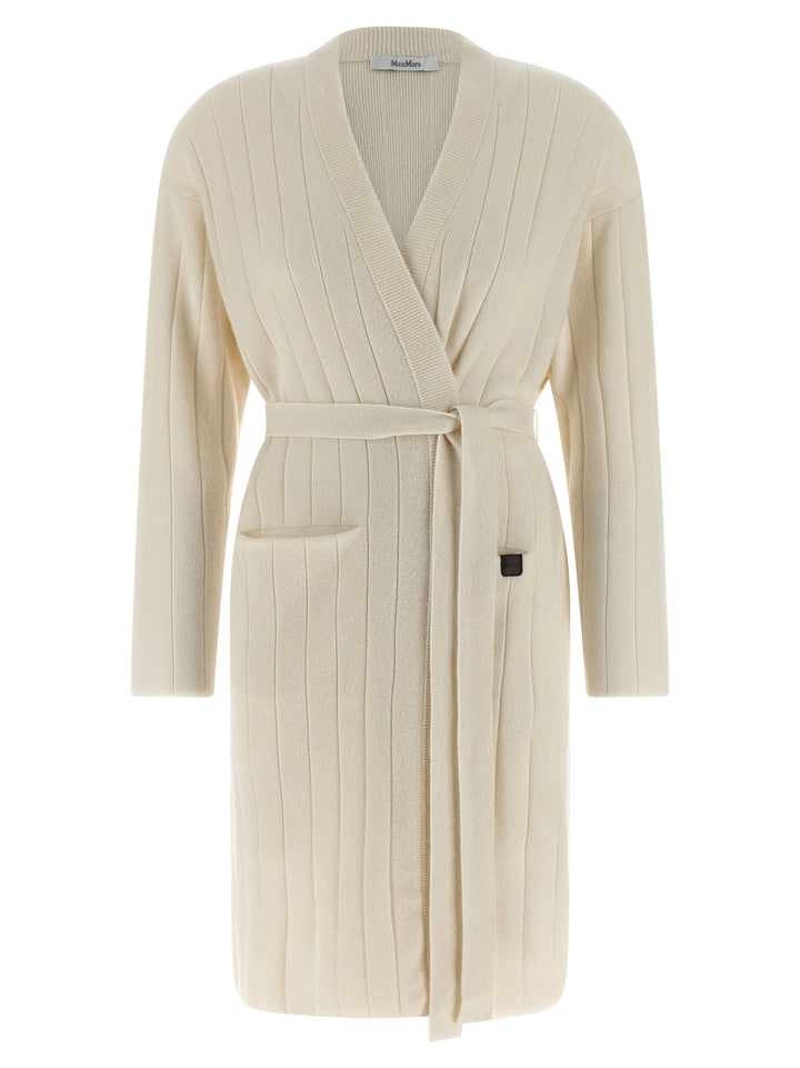 Max Mara White Cashmere Cardigan