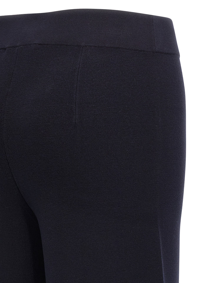 Max Mara Blue Viscose Casual Pants