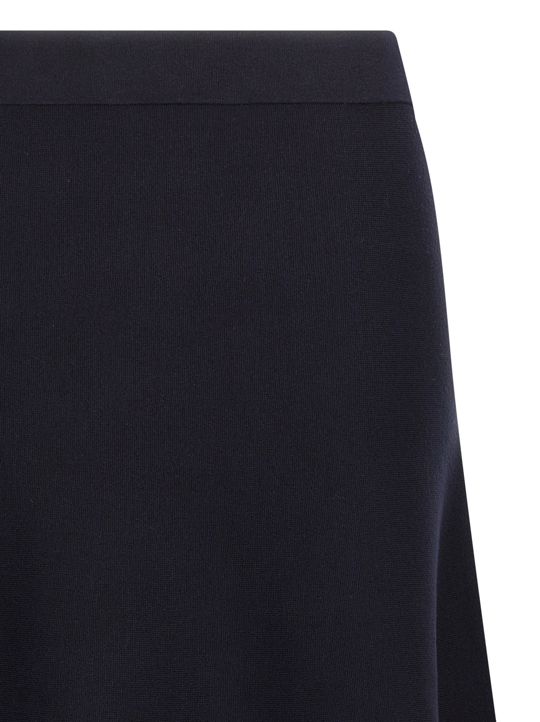Max Mara Blue Viscose Midi Skirt