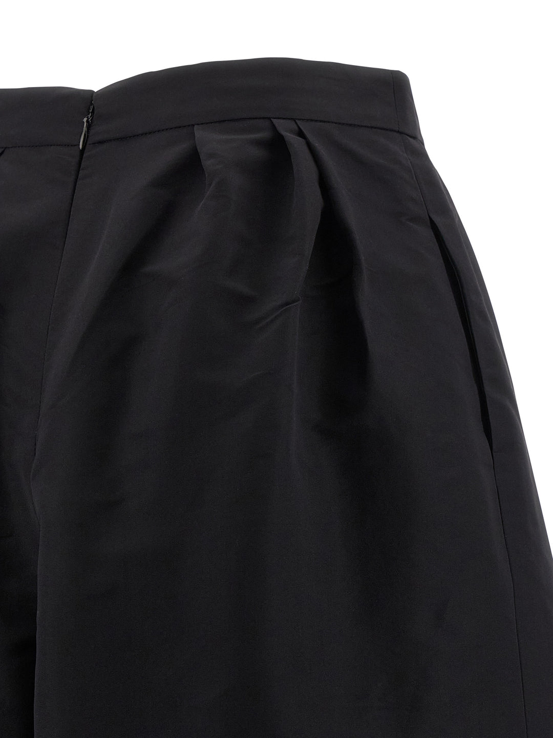 Carolina Herrera Black Silk Casual Pants