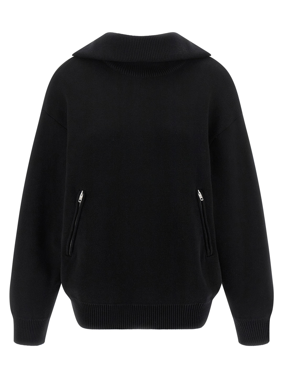 Balenciaga Black Cotton Cardigan