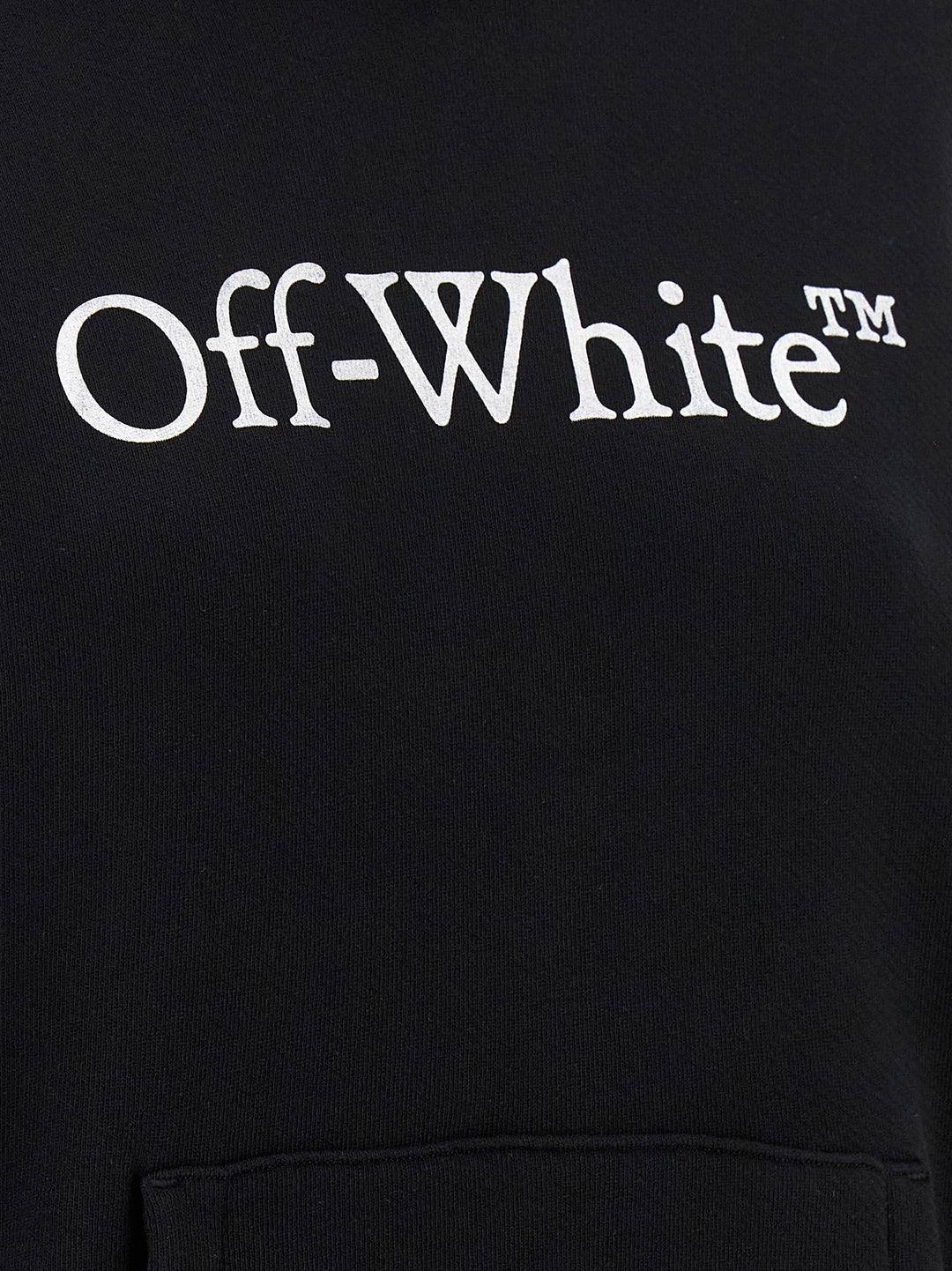 Off-White Bicolor Cotton Hoodie