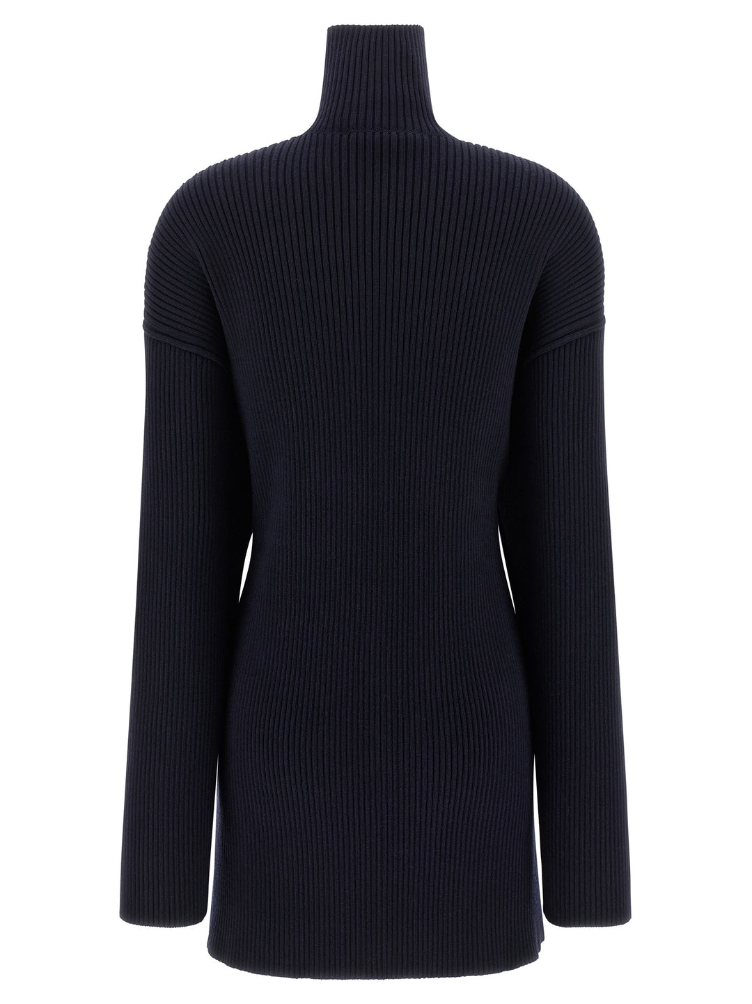 Balenciaga Blue Wool Short Dress