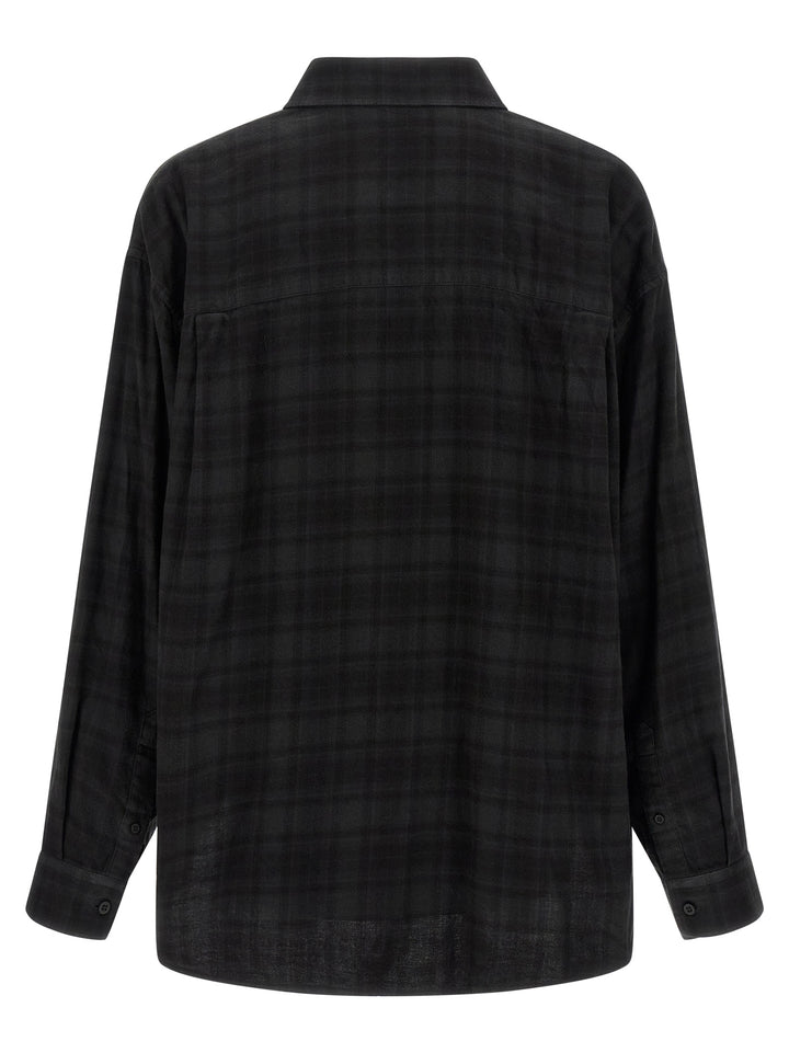 Balenciaga Black Cotton Blouse
