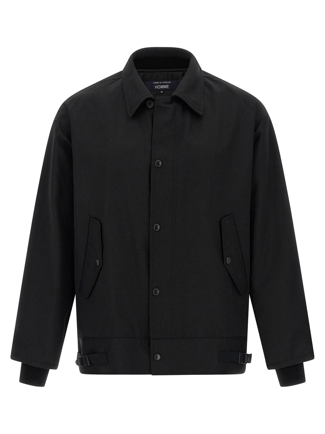 Comme Des Garçons Black Polyester Full-Length Jacket