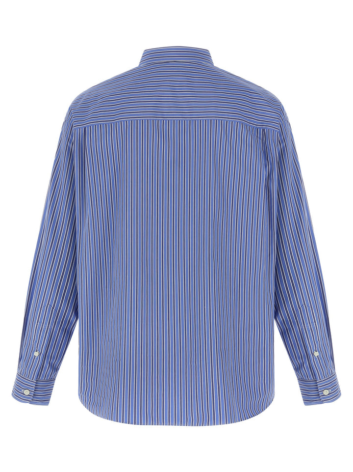 Comme Des Garçons Blue Cotton Blouse