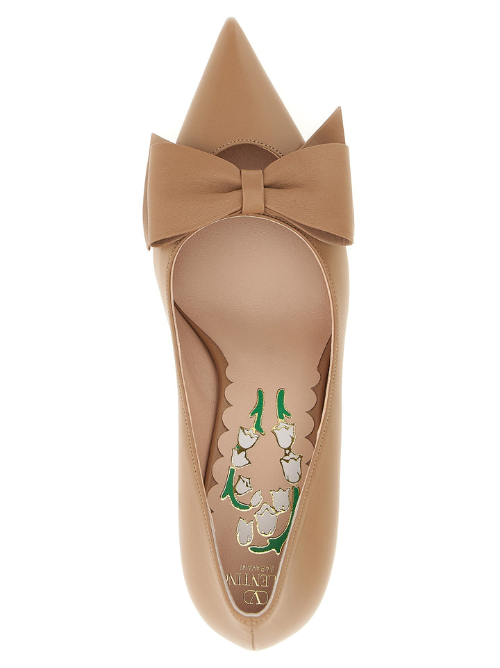 Valentino Garavani Multicolor Calfskin Mid Heel Pumps