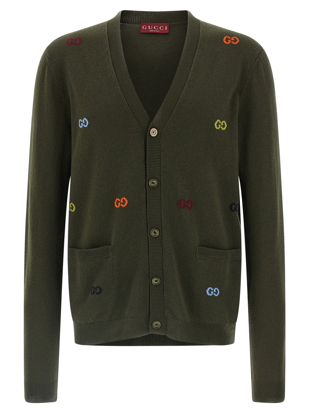 Gucci Bicolor Cashmere Cardigan