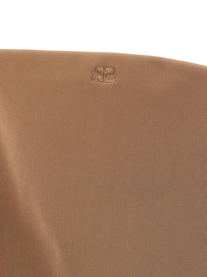 Courrèges Beige Viscose Bodysuit