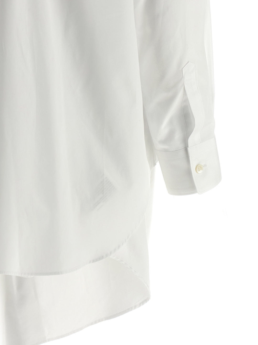 Comme Des Garçons White Cotton Blouse