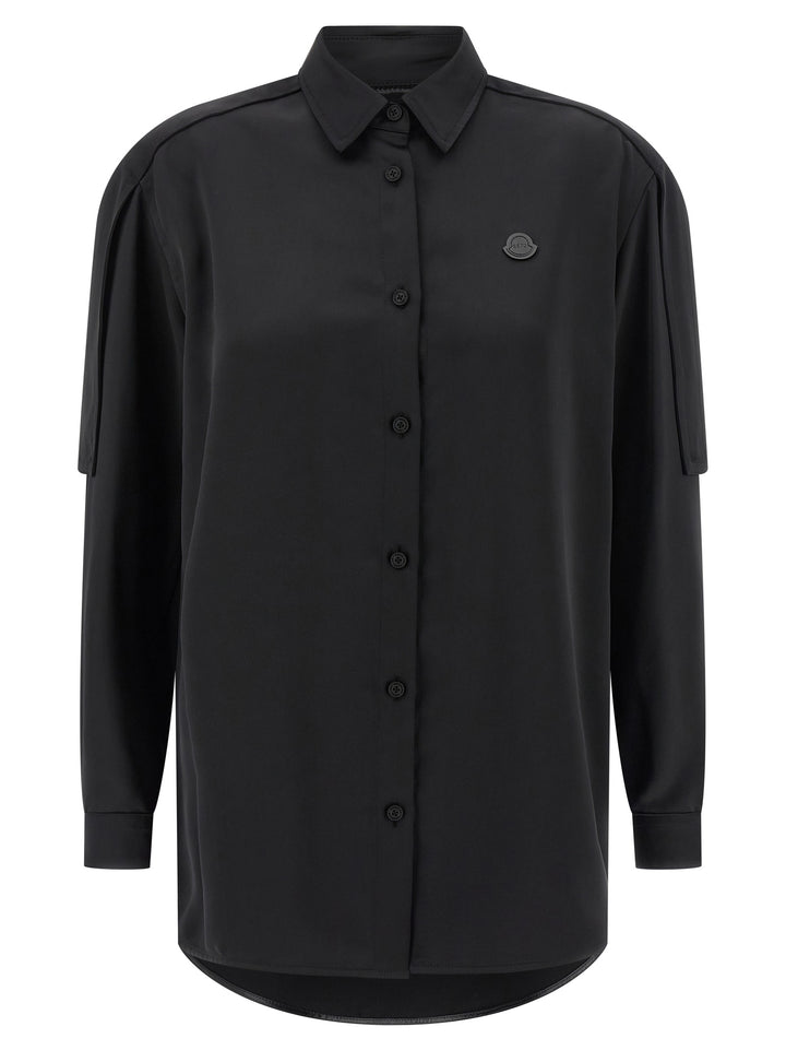 MONCLER GENIUS Black Polyester Blouse