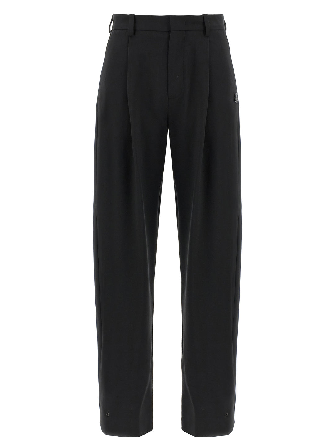 MONCLER GENIUS Black Polyester Dress Pants