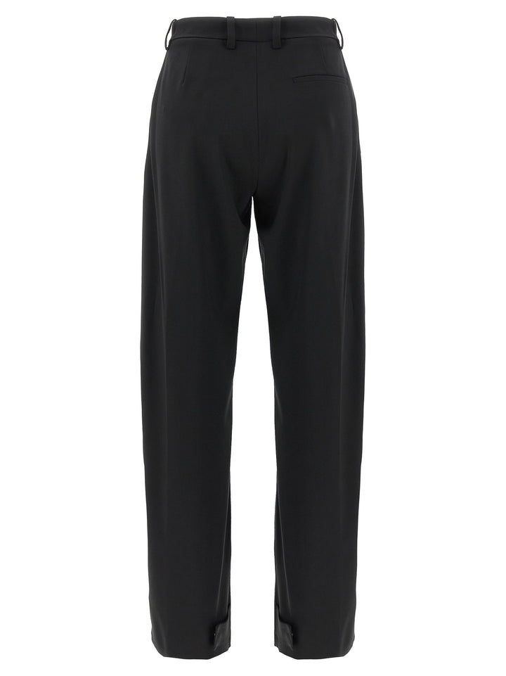MONCLER GENIUS Black Polyester Dress Pants