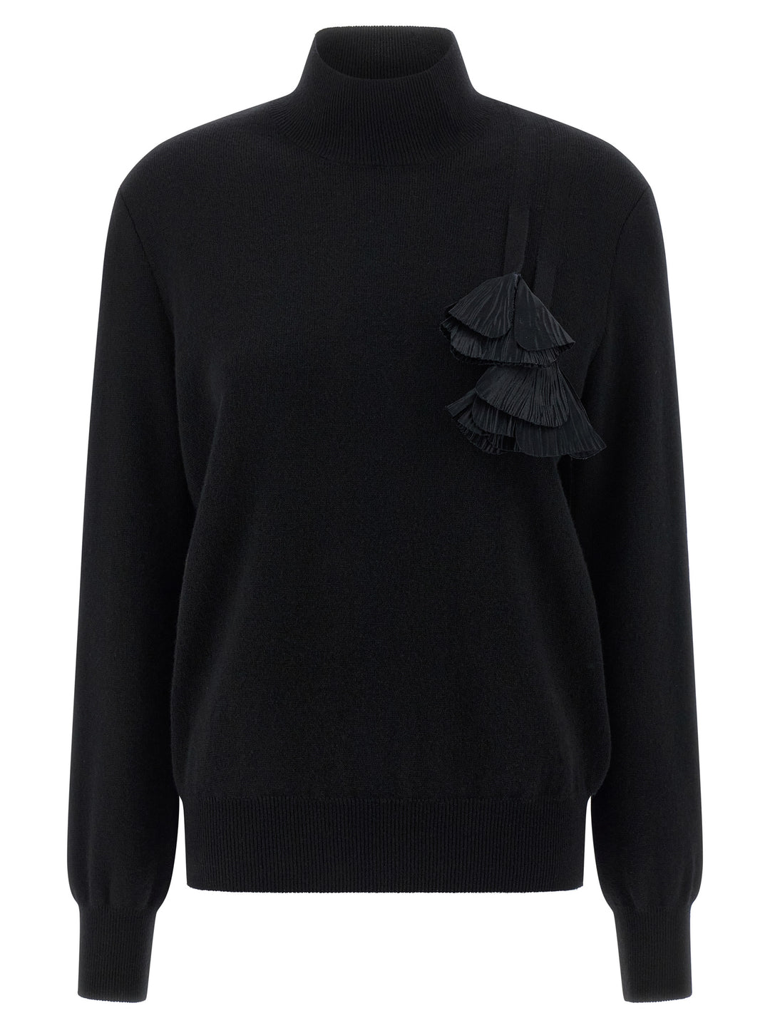 Ferragamo Black Virgin Wool Cardigan