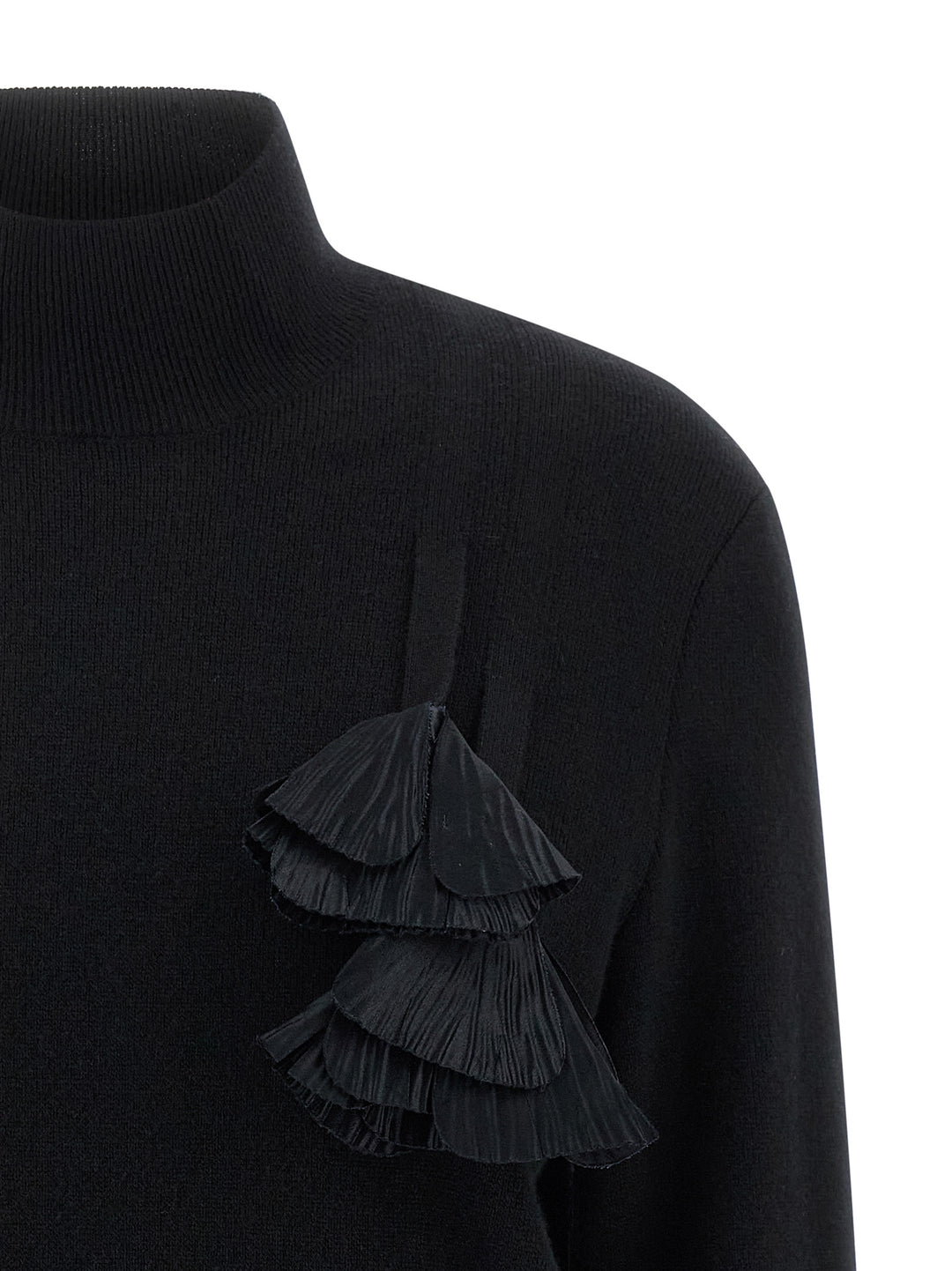 Ferragamo Black Virgin Wool Cardigan