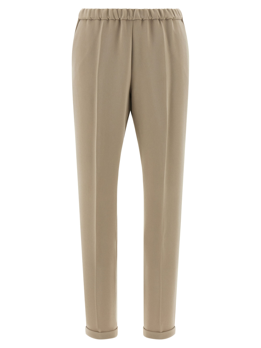Alberto Biani Beige Triacetate Casual Pants