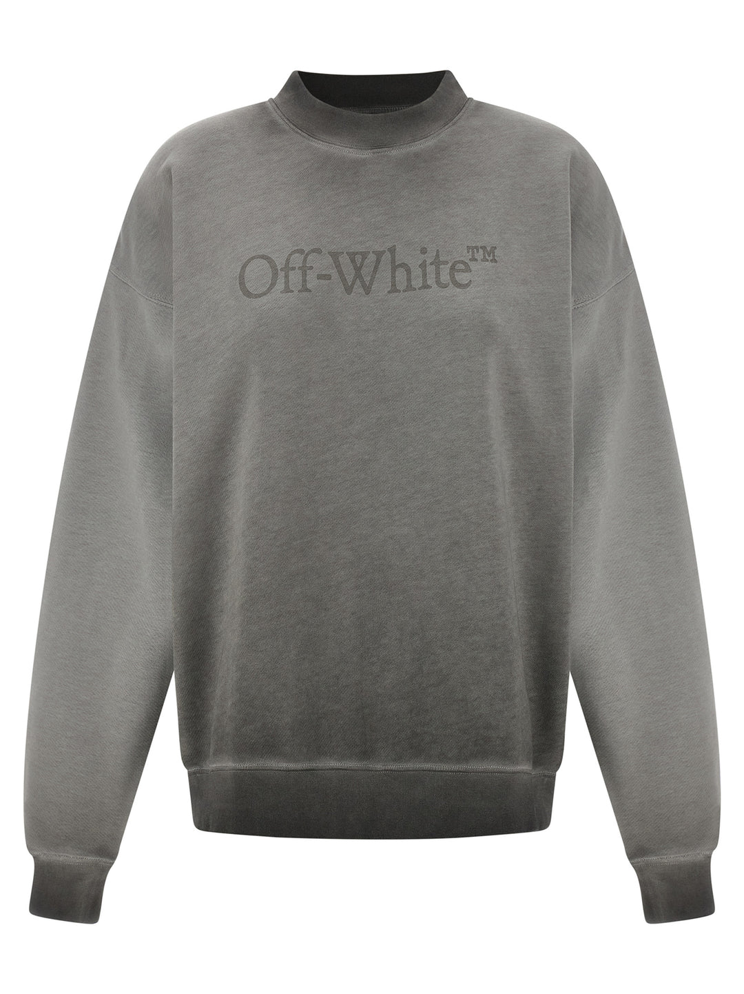 Off-White Gray Cotton Sweatshirt