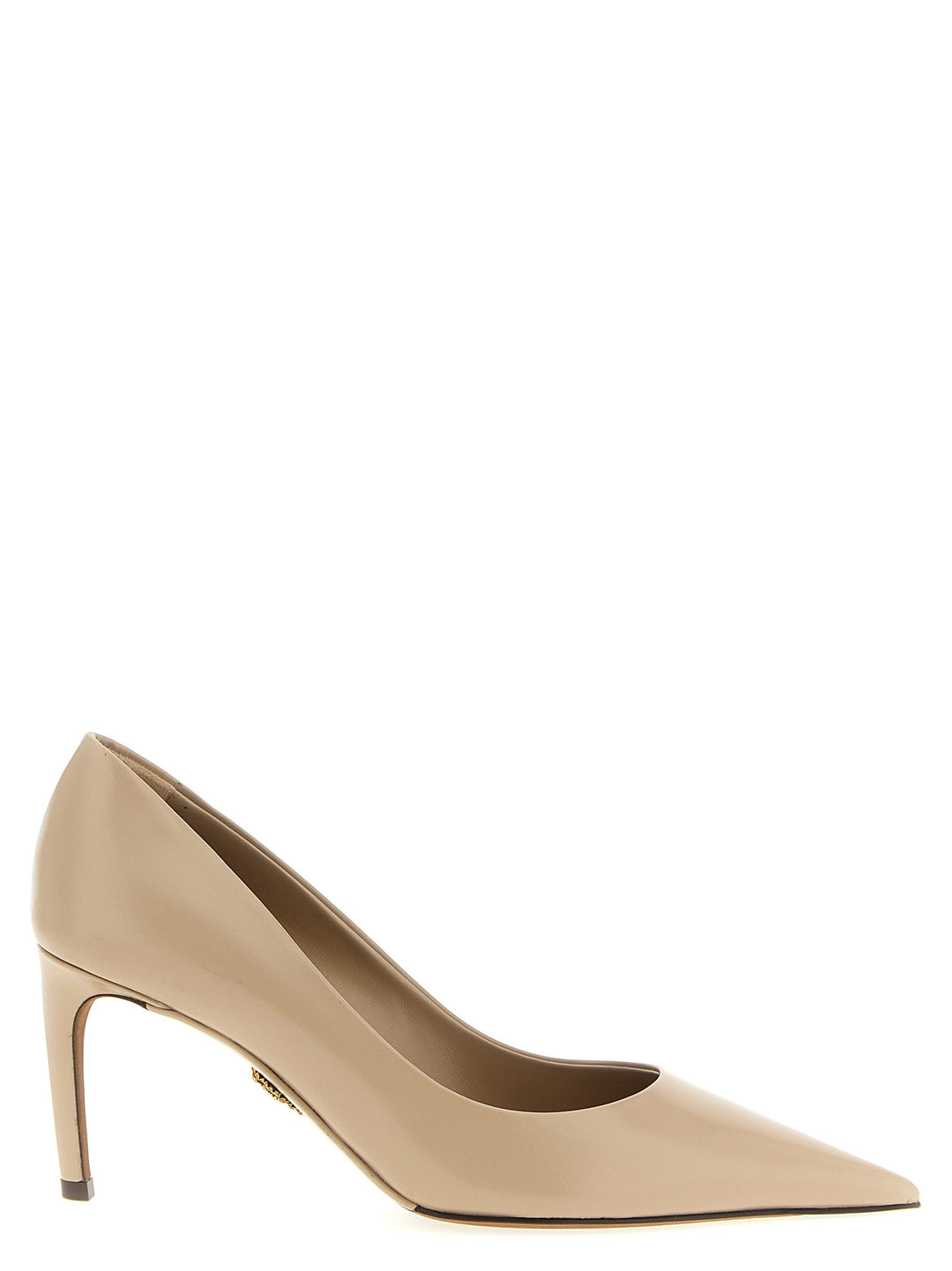Dolce &amp; Gabbana Beige Calfskin High Heel Pumps