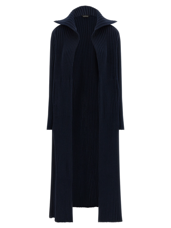 Balenciaga Blue Polyester Cardigan