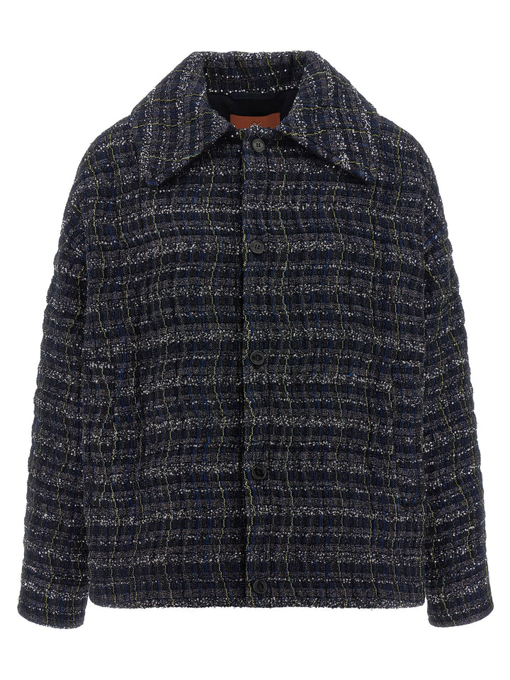 Missoni Blue Viscose Coat