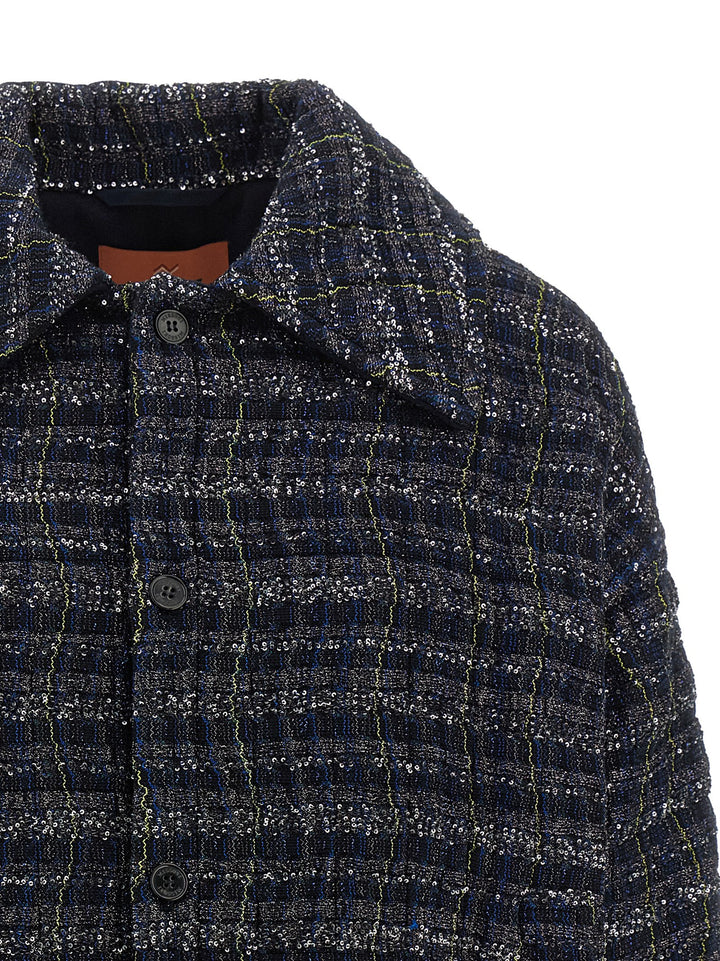 Missoni Blue Viscose Coat