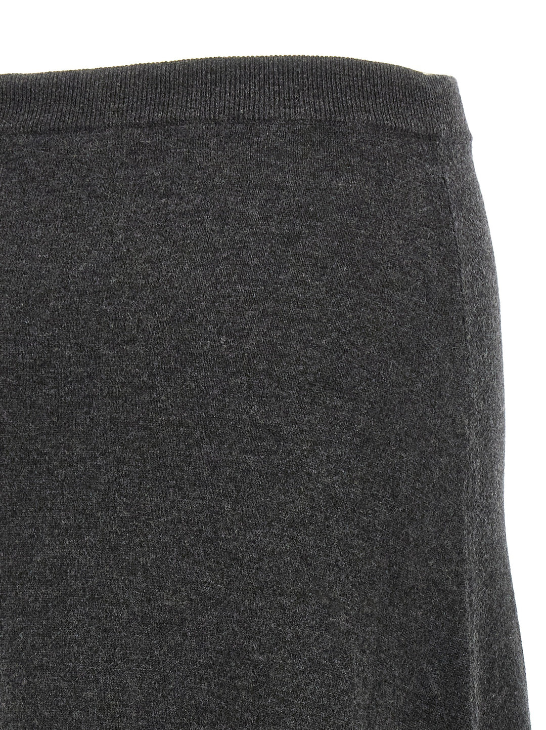 Balenciaga Gray Wool Mini Skirt