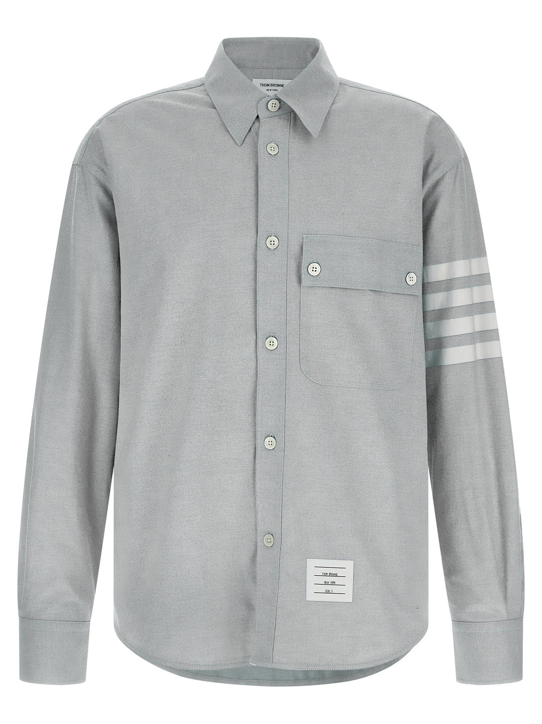 Thom Browne Gray Cotton Blouse