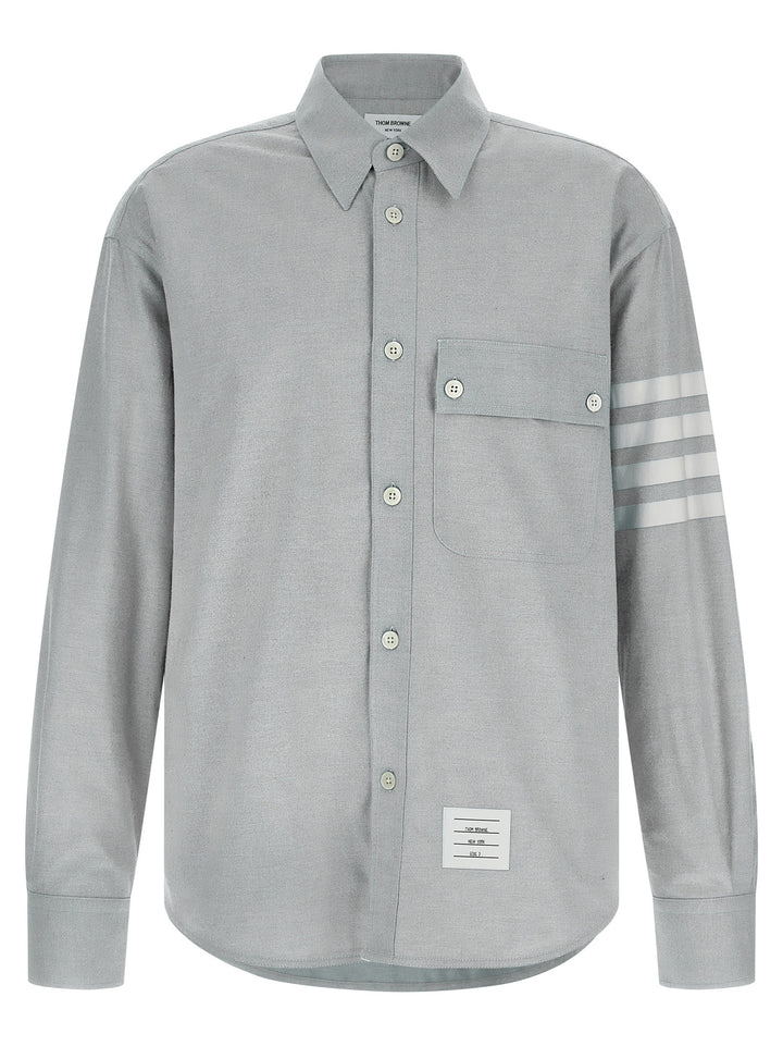 Thom Browne Gray Cotton Blouse