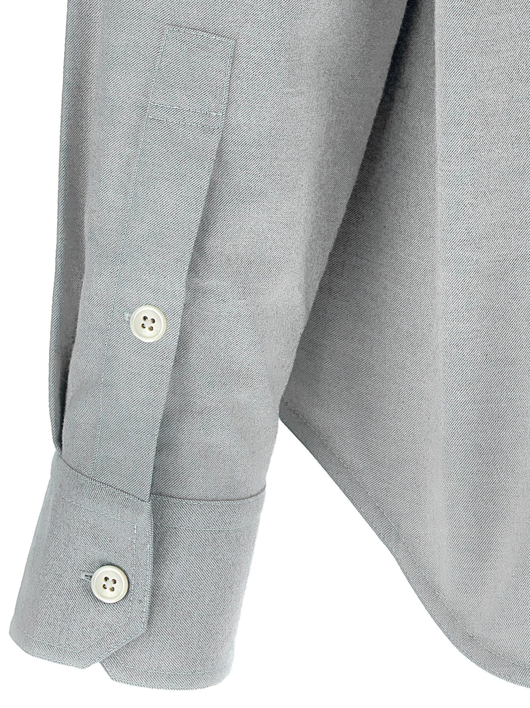 Thom Browne Gray Cotton Blouse