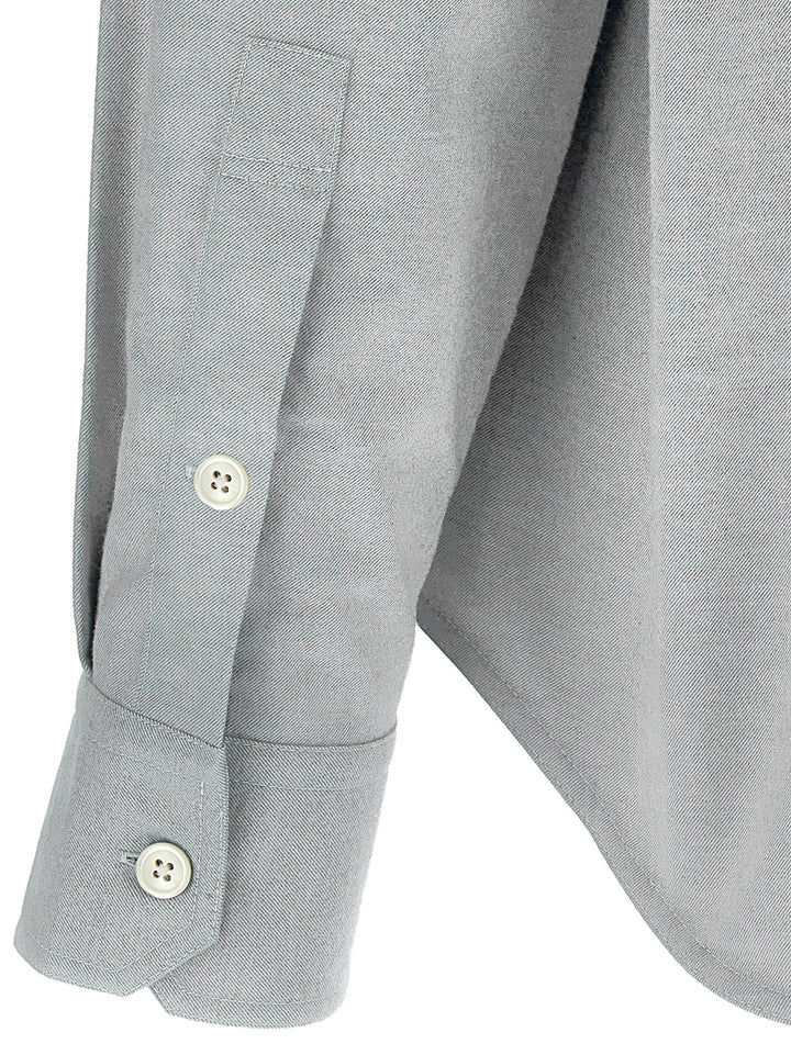 Thom Browne Gray Cotton Blouse