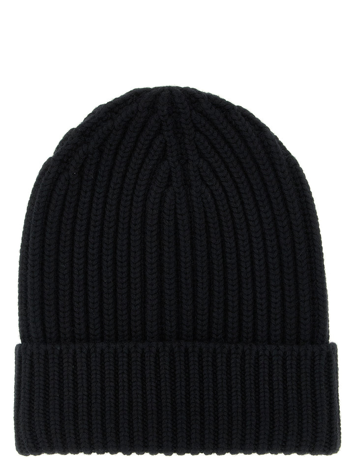 Dolce &amp; Gabbana Black Wool Beanie