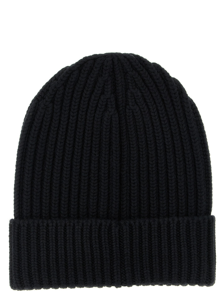 Dolce &amp; Gabbana Black Wool Beanie