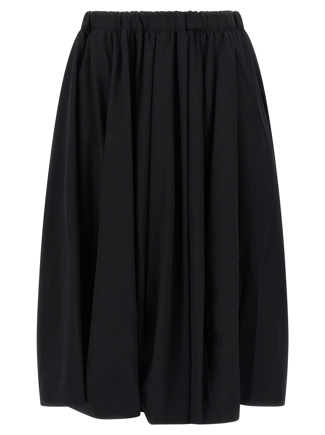 Comme Des Garçons Black Wool Mini Skirt