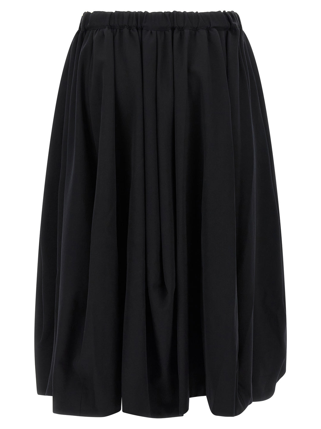 Comme Des Garçons Black Wool Mini Skirt