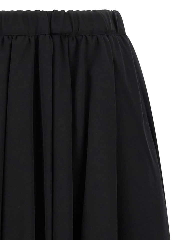 Comme Des Garçons Black Wool Mini Skirt