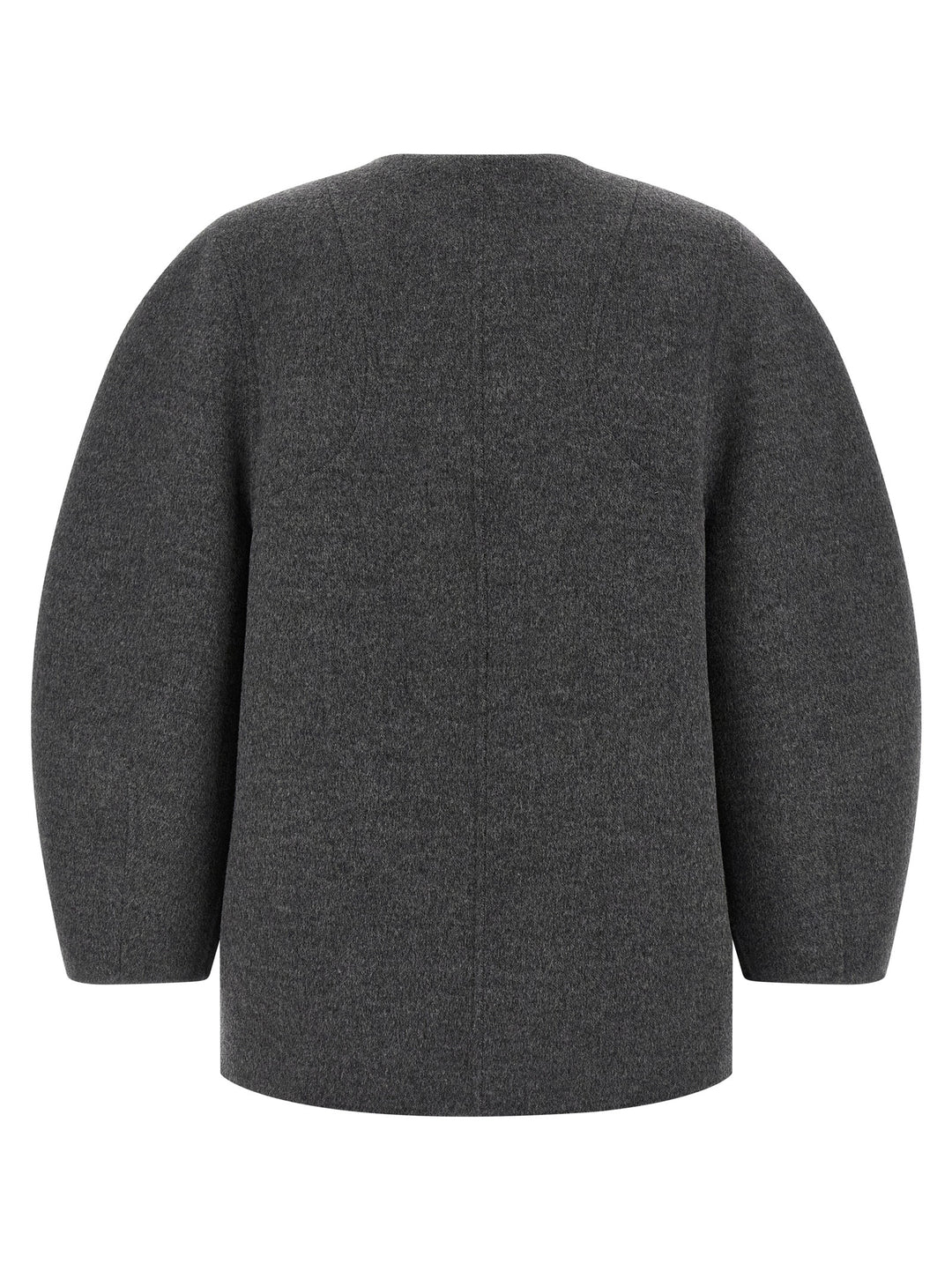 Fendi Gray Virgin Wool Coat