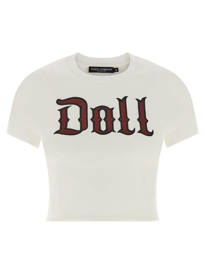 Dolce &amp; Gabbana White Cotton T-Shirt