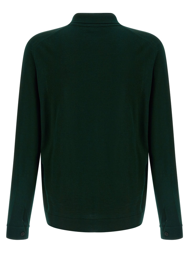 Roberto Collina Bicolor Merino Wool Cardigan