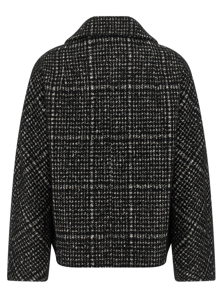 Dolce &amp; Gabbana Bicolor Cotton Coat