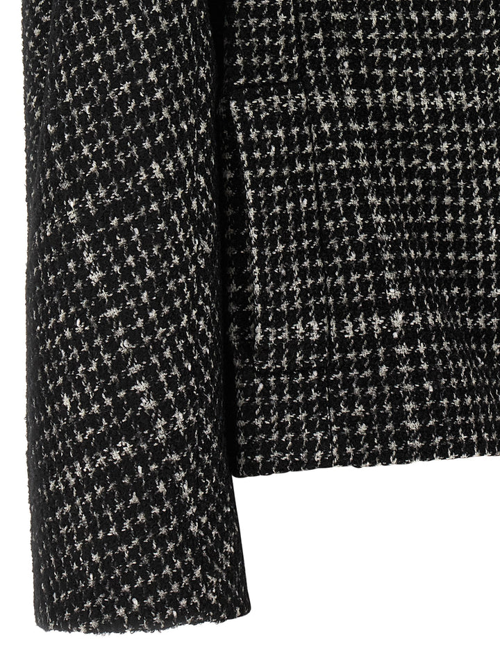 Dolce &amp; Gabbana Bicolor Cotton Coat