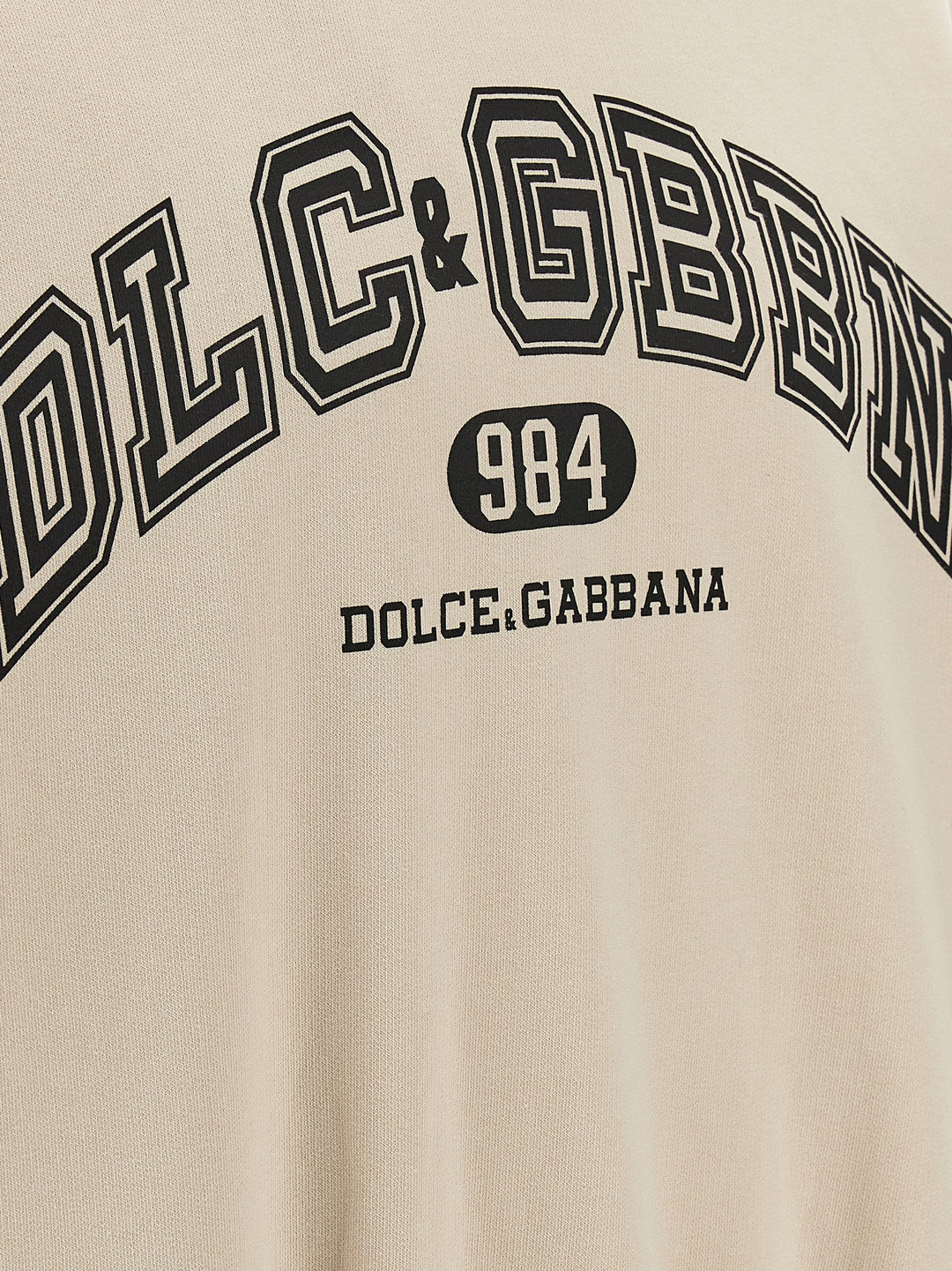 Dolce &amp; Gabbana Beige Cotton Sweatshirt