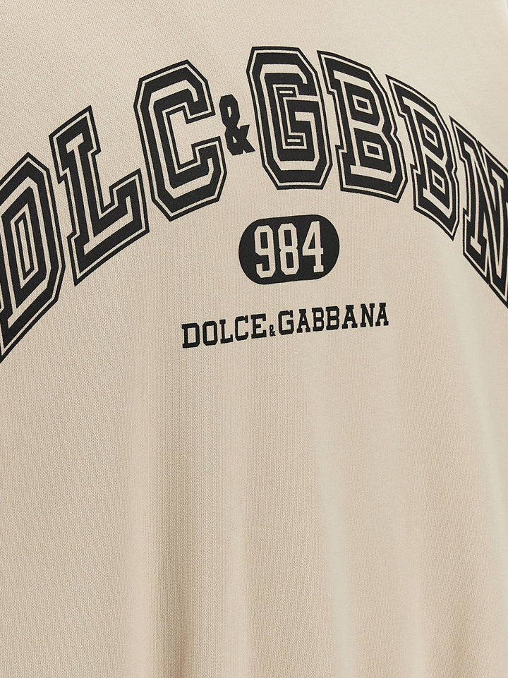 Dolce &amp; Gabbana Beige Cotton Sweatshirt