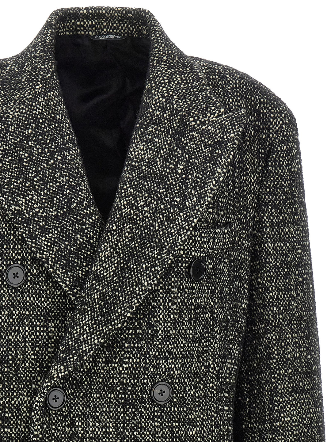 Dolce &amp; Gabbana Bicolor Polyamide Coat