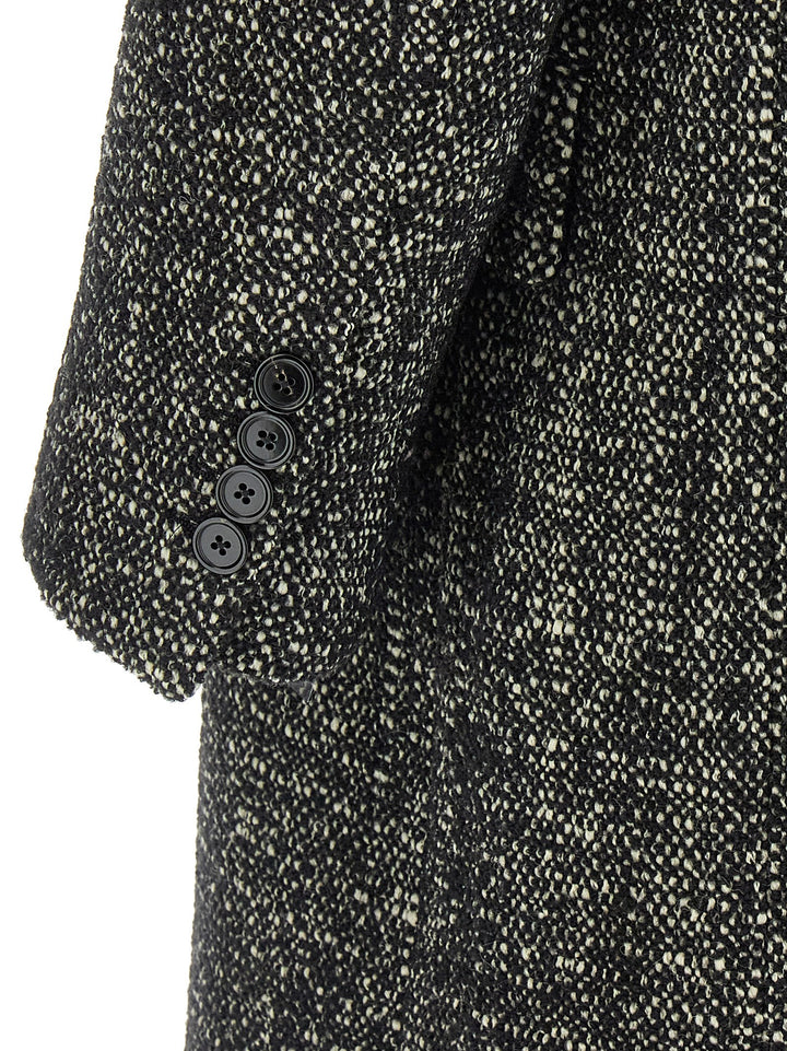 Dolce &amp; Gabbana Bicolor Polyamide Coat
