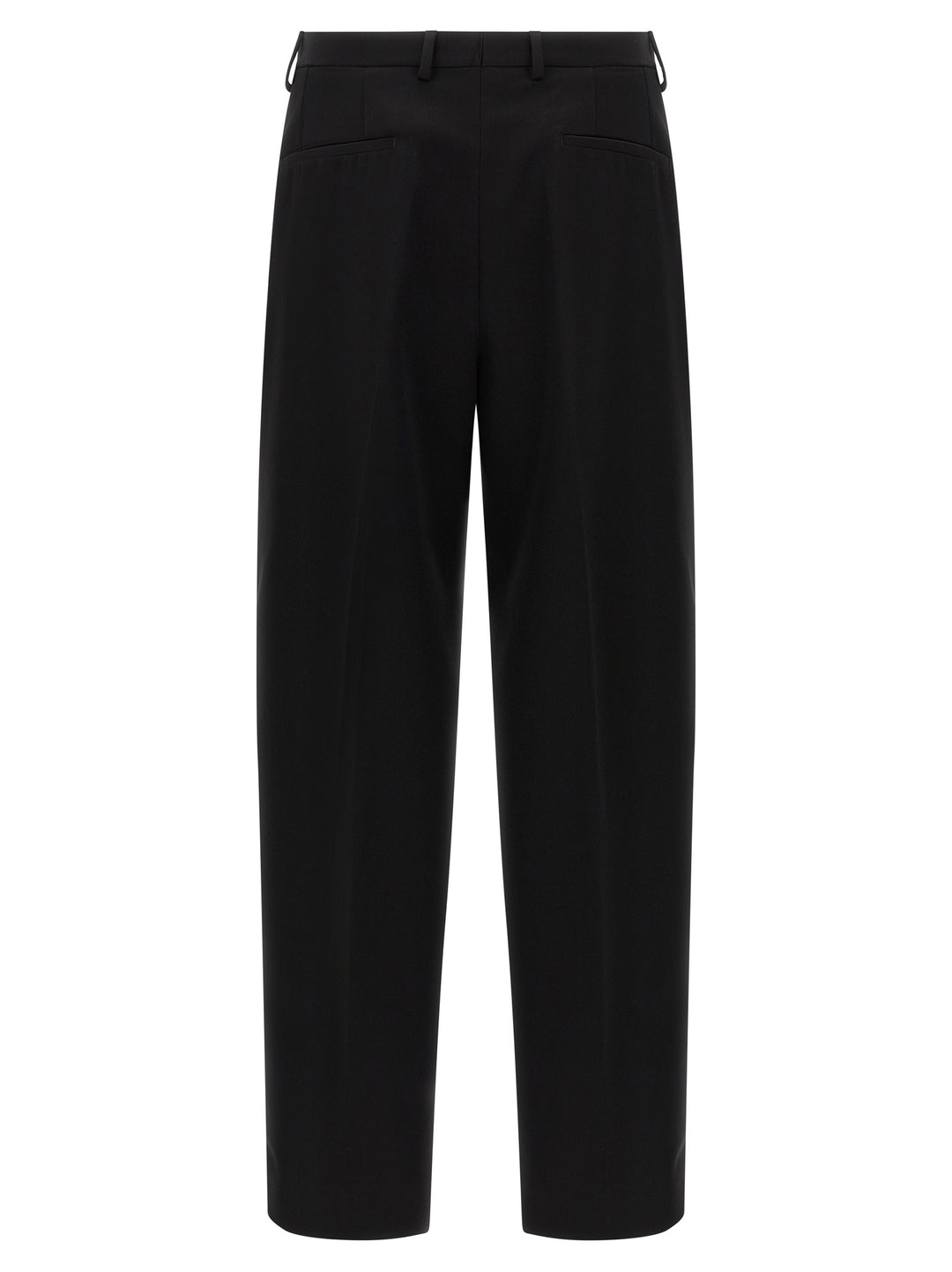 Dolce &amp; Gabbana Black Virgin Wool Dress Pants