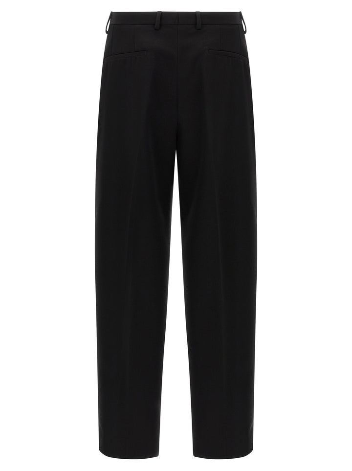 Dolce &amp; Gabbana Black Virgin Wool Dress Pants