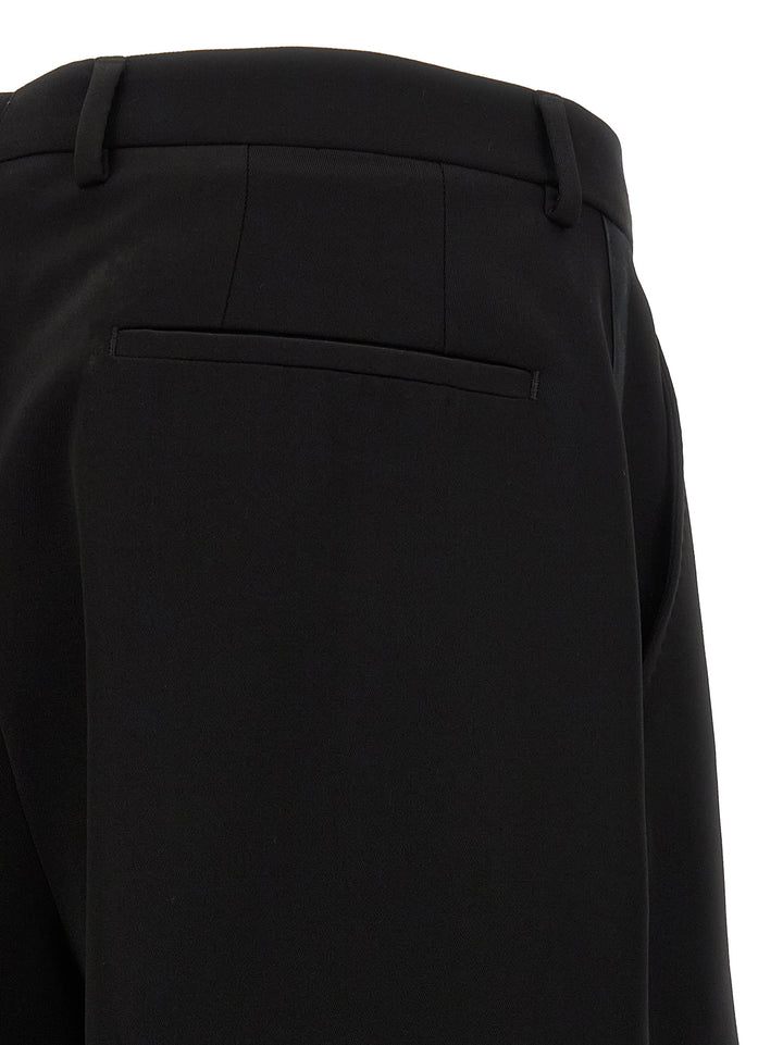 Dolce &amp; Gabbana Black Virgin Wool Dress Pants
