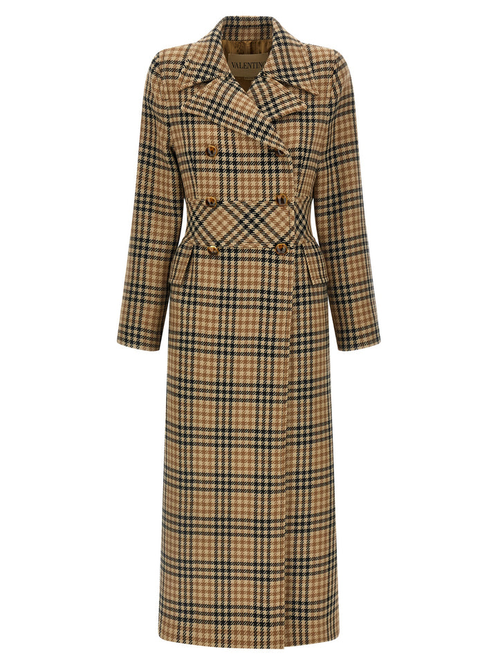 Valentino Garavani Brown Virgin Wool Coat