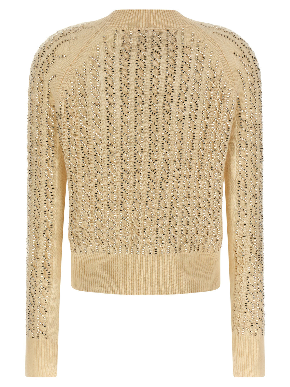Women’s Ermanno Scervino Beige Virgin Wool Cardigan