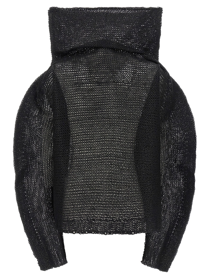Issey Miyake Black Wool Sweatshirt